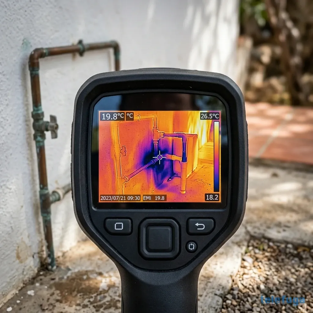 Thermografische Kamera zur Lecksuche: Was sie ist und wie sie funktioniert - Detail