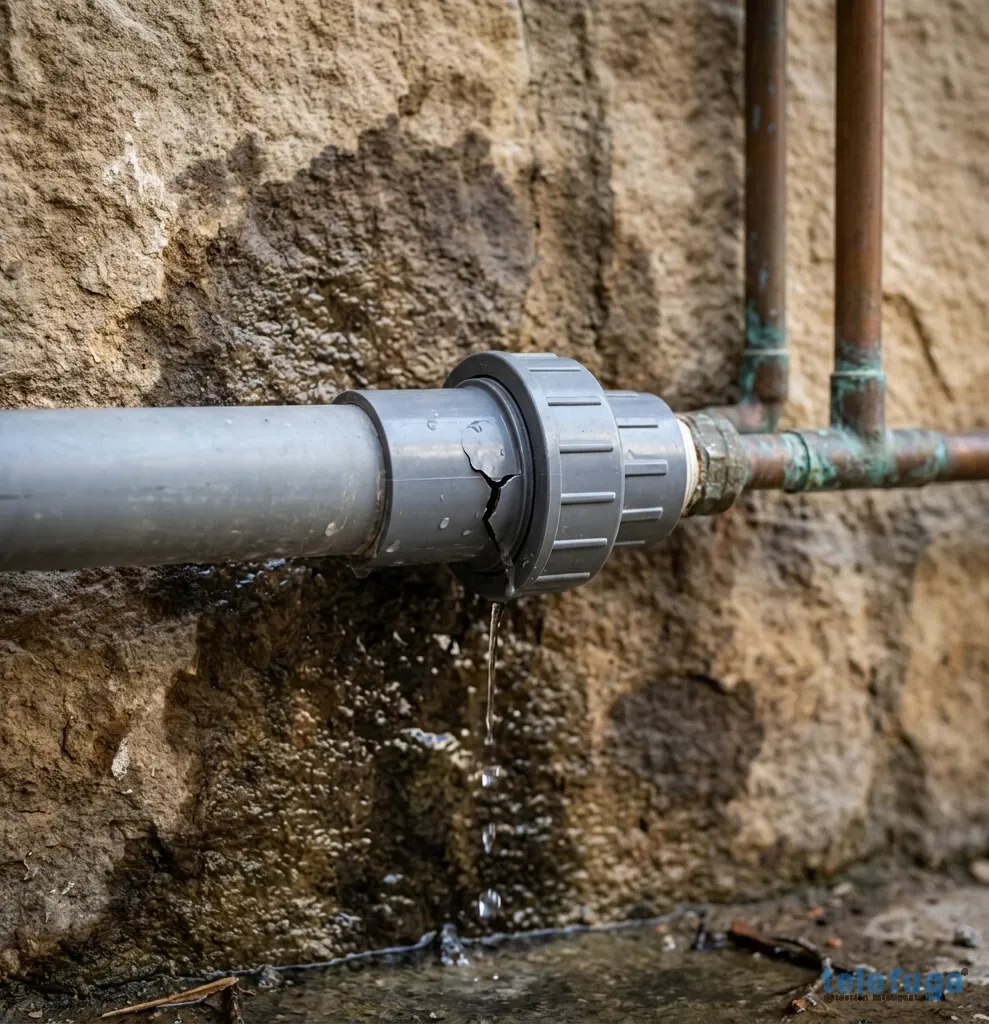 Equipo de deteccion de fugas de agua de Telefuga trabajando en Valencia